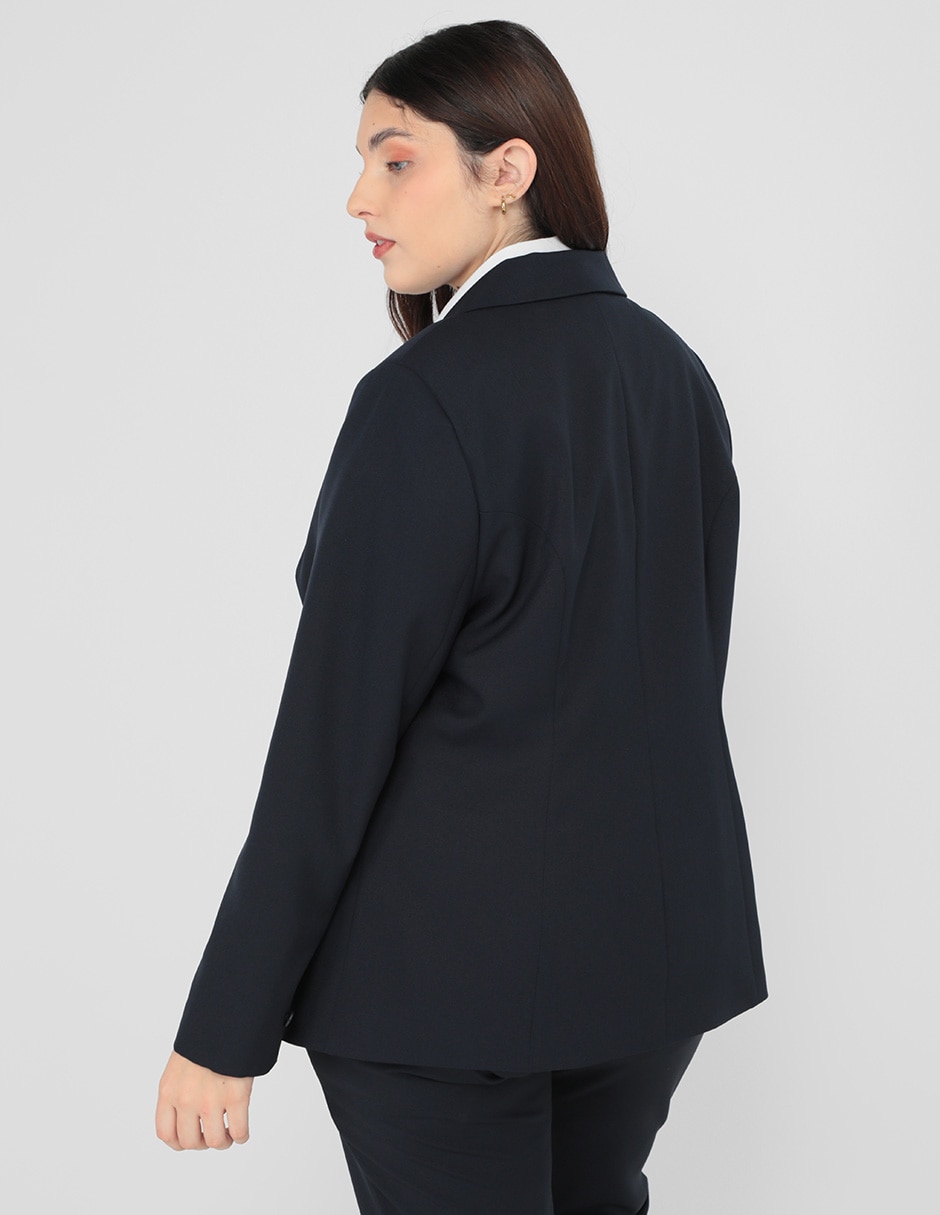SACO LARGO CONTEM, 1X(38), AZUL MARINO