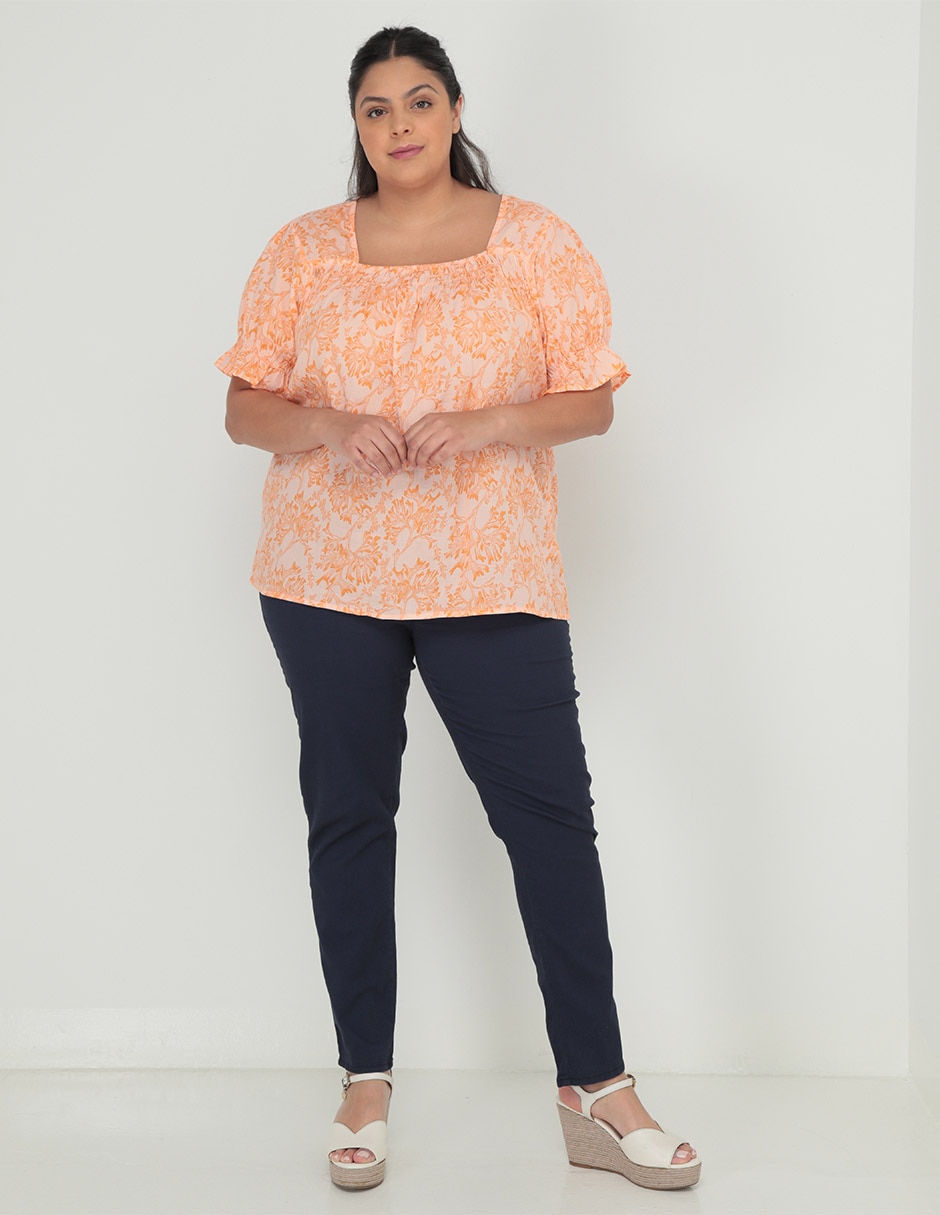 Pantalón capri slim para mujer 3