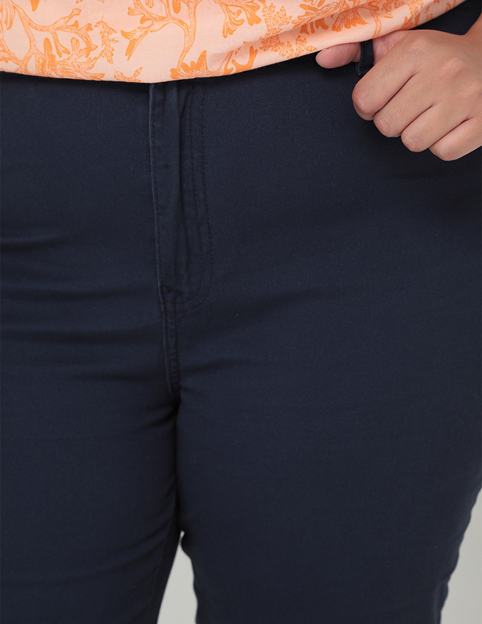 Pantalón capri slim para mujer 4