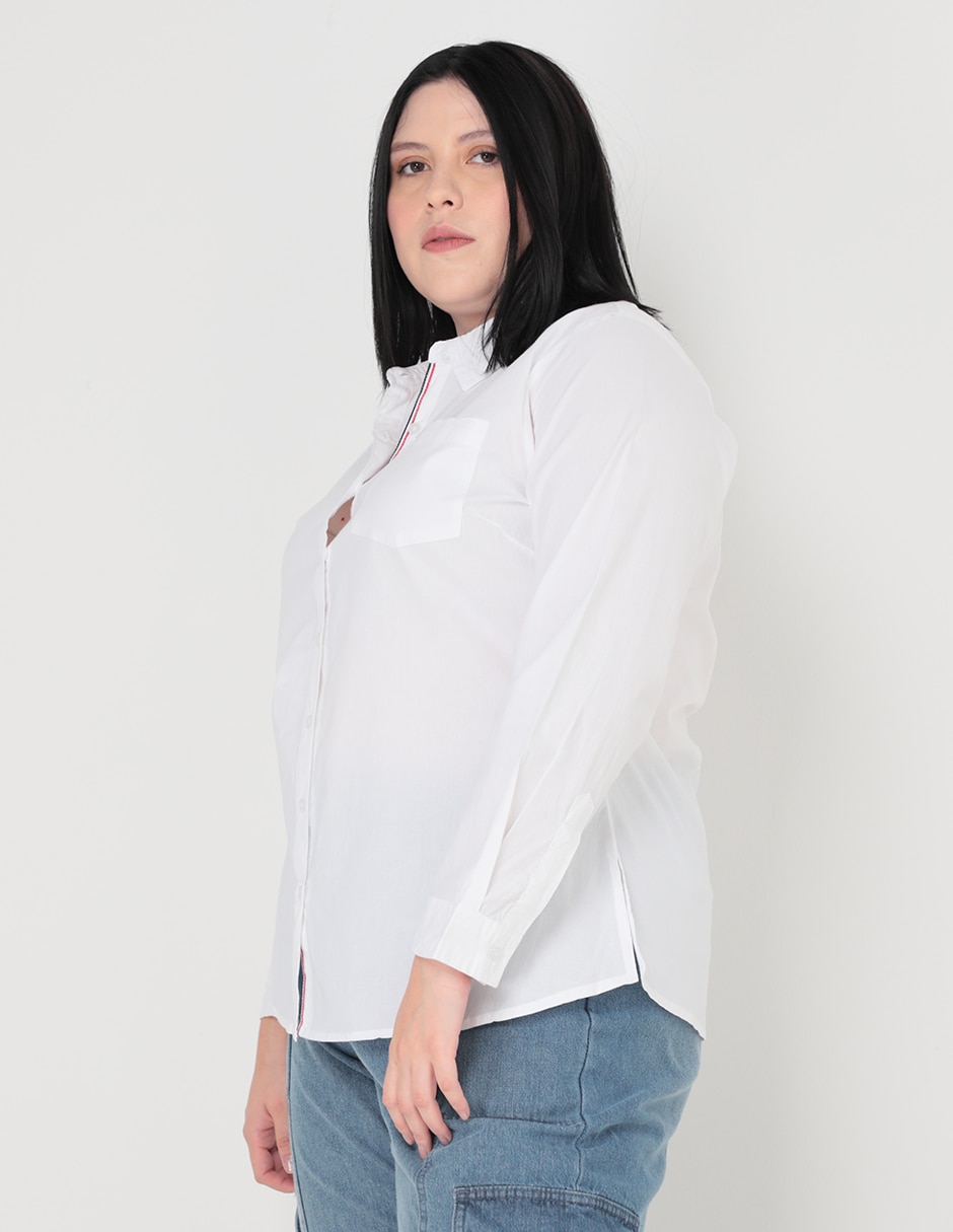 Blusa Weekend Plus manga larga para mujer