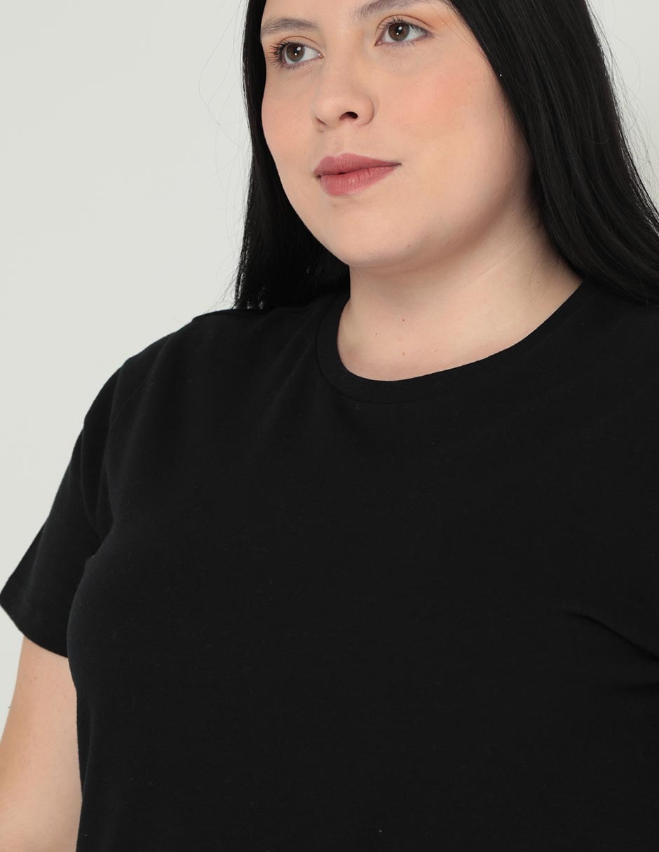 Playera manga corta Weekend Plus cuello redondo para mujer