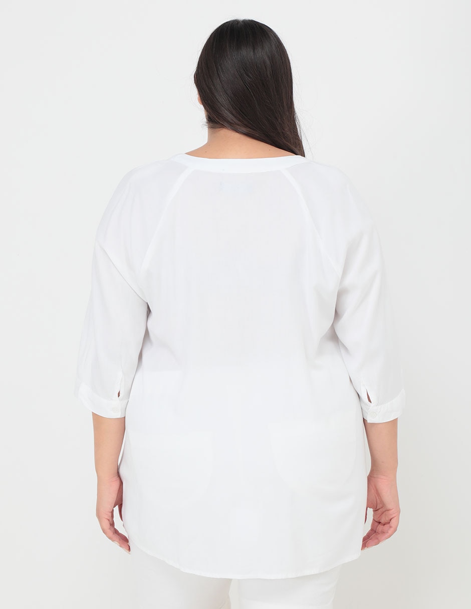 Blusa manga 3/4 para mujer 2