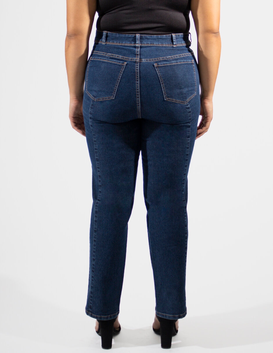 Jeans straight para mujer 2