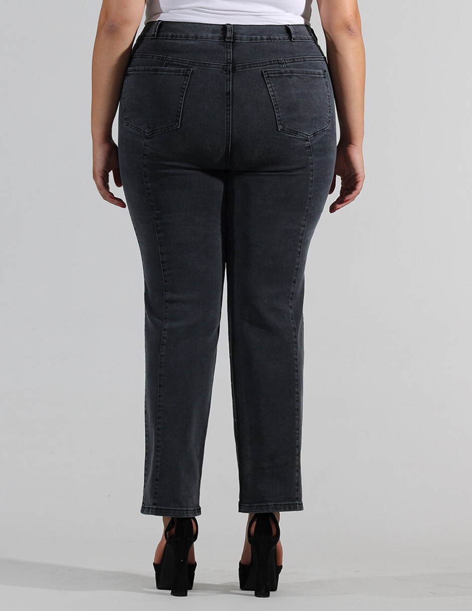 Jeans straight para mujer 2