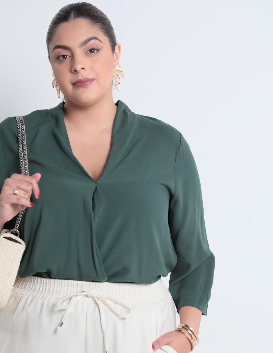 Blusa manga 3/4 para mujer 4