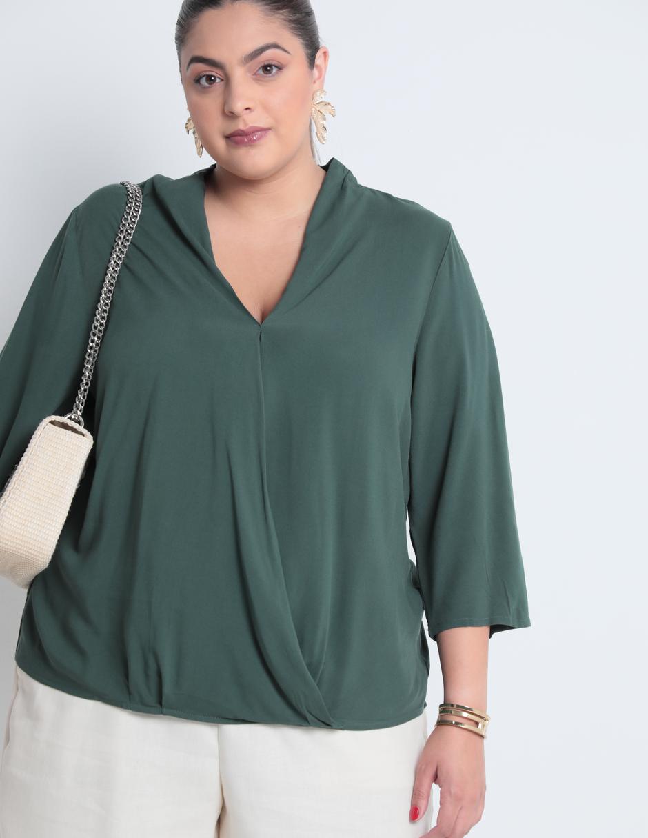 Blusa manga 3/4 para mujer 5