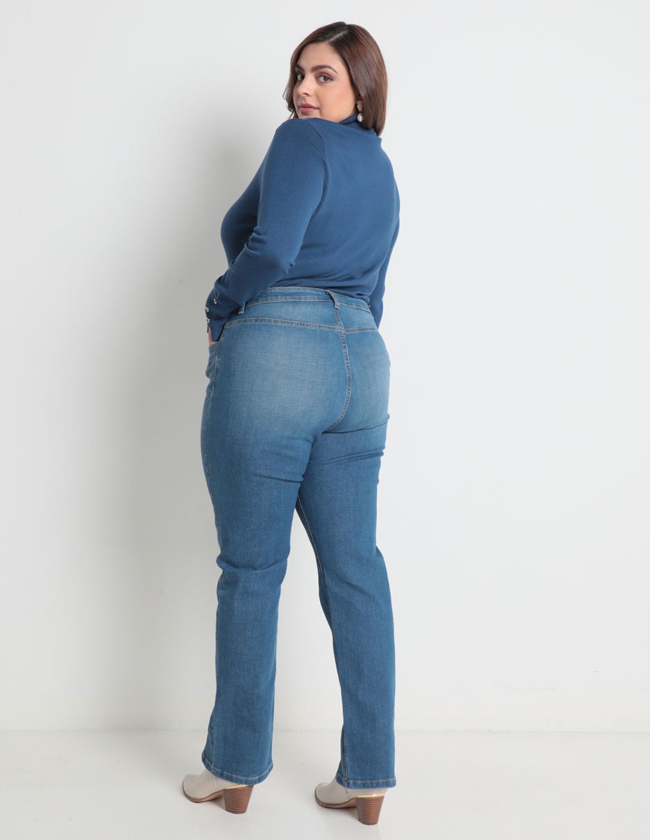 JEANS CONTEMPO, 42, ÍNDIGO DENIM MEDIO