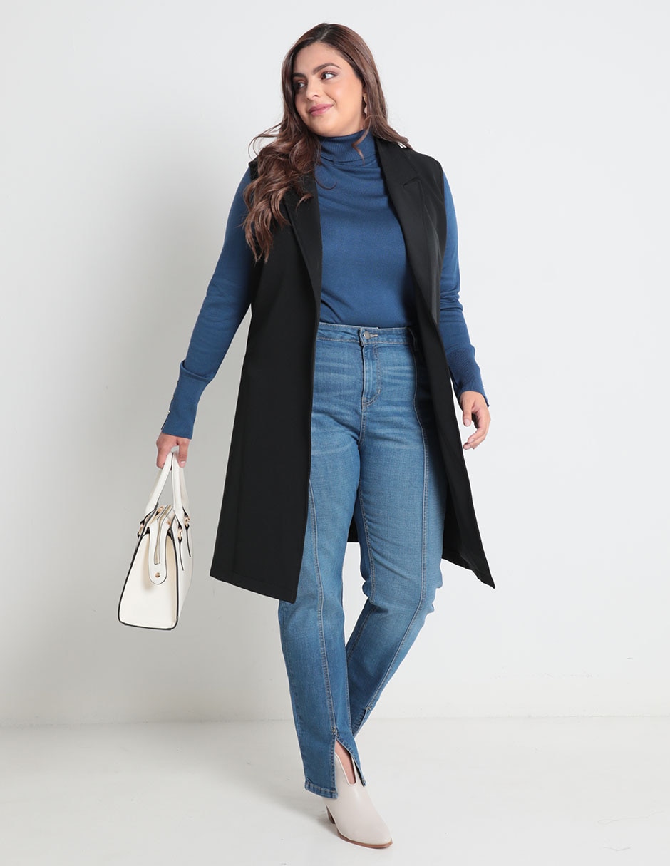 JEANS CONTEMPO, 42, ÍNDIGO DENIM MEDIO