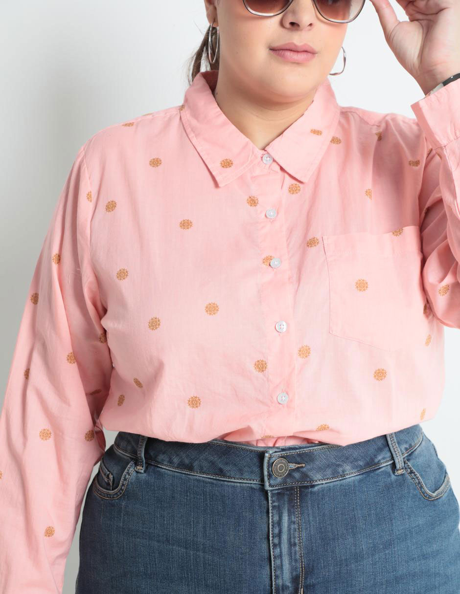 Blusa manga larga para mujer 4
