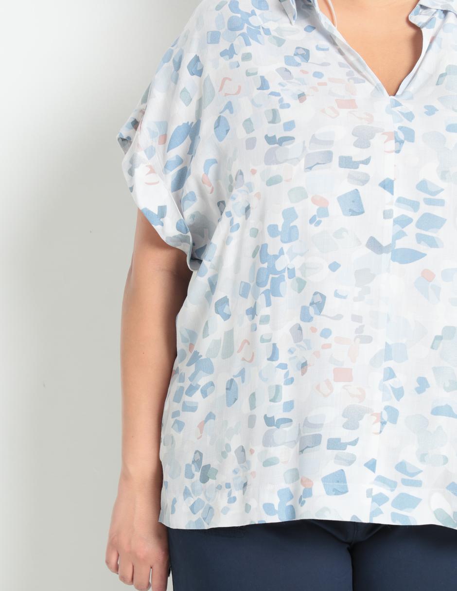 Blusa manga corta para mujer 5