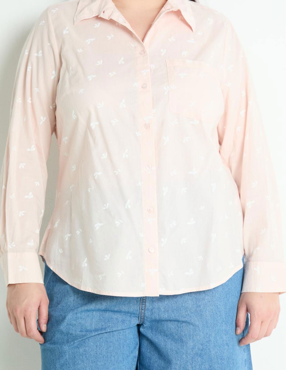 BLUSA WKMX25106-C01 W, 38, CUARZO ROSA