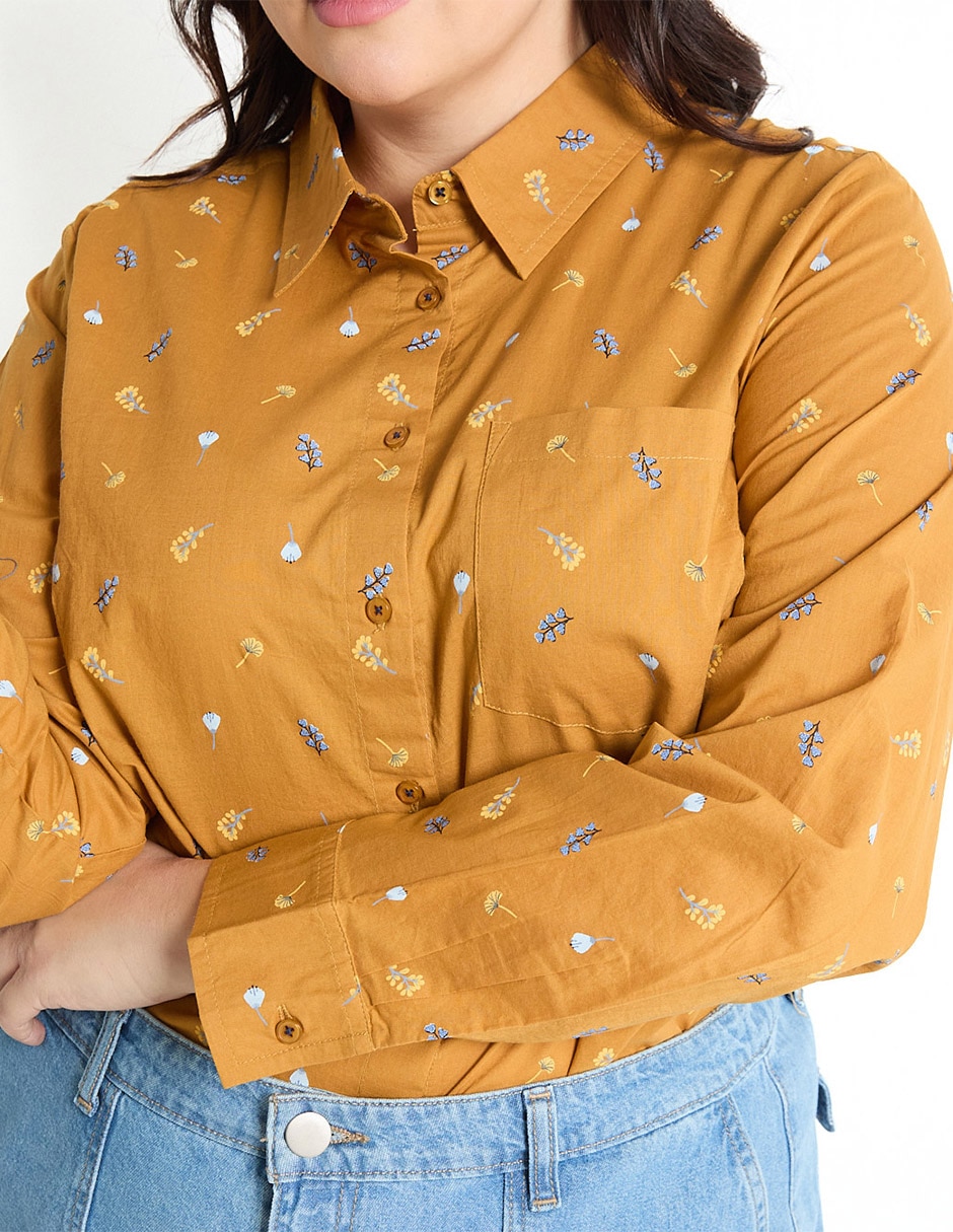 Blusa manga larga para mujer 4