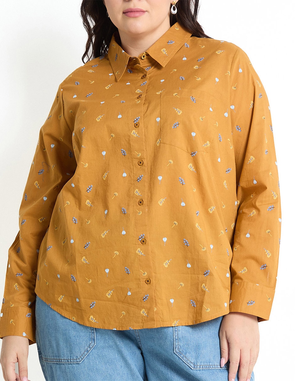 Blusa manga larga para mujer 5