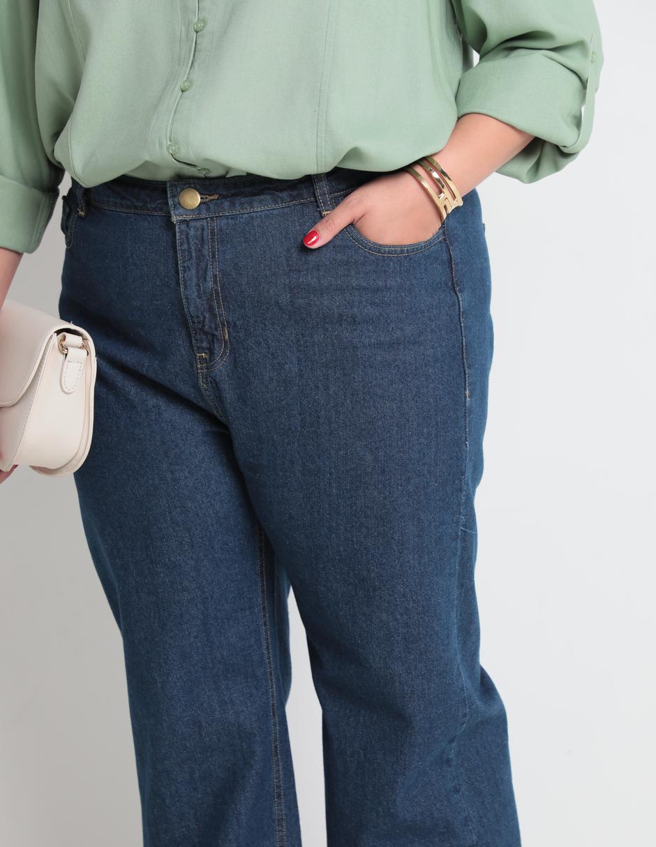 Jeans straight para mujer 4
