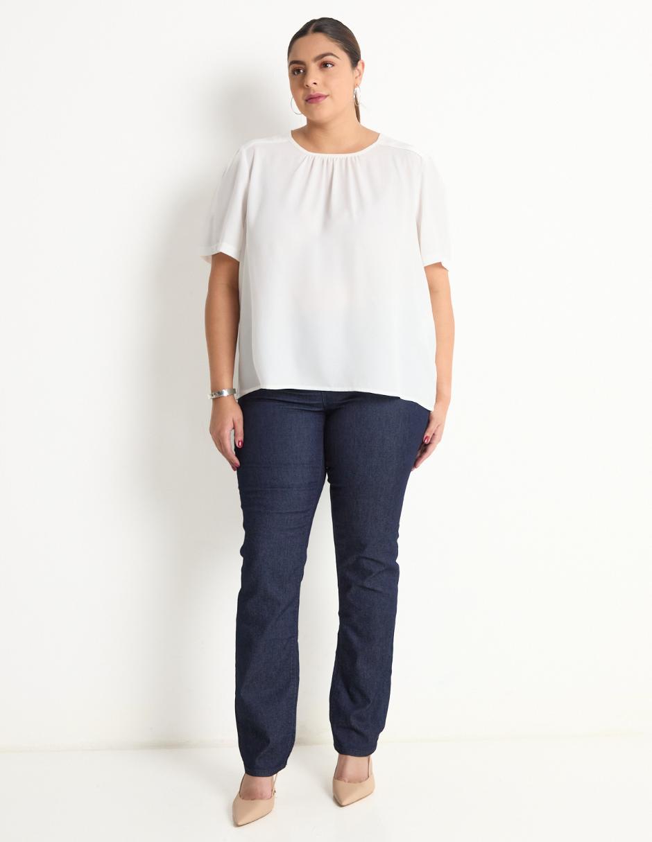 Blusa manga corta para mujer 3