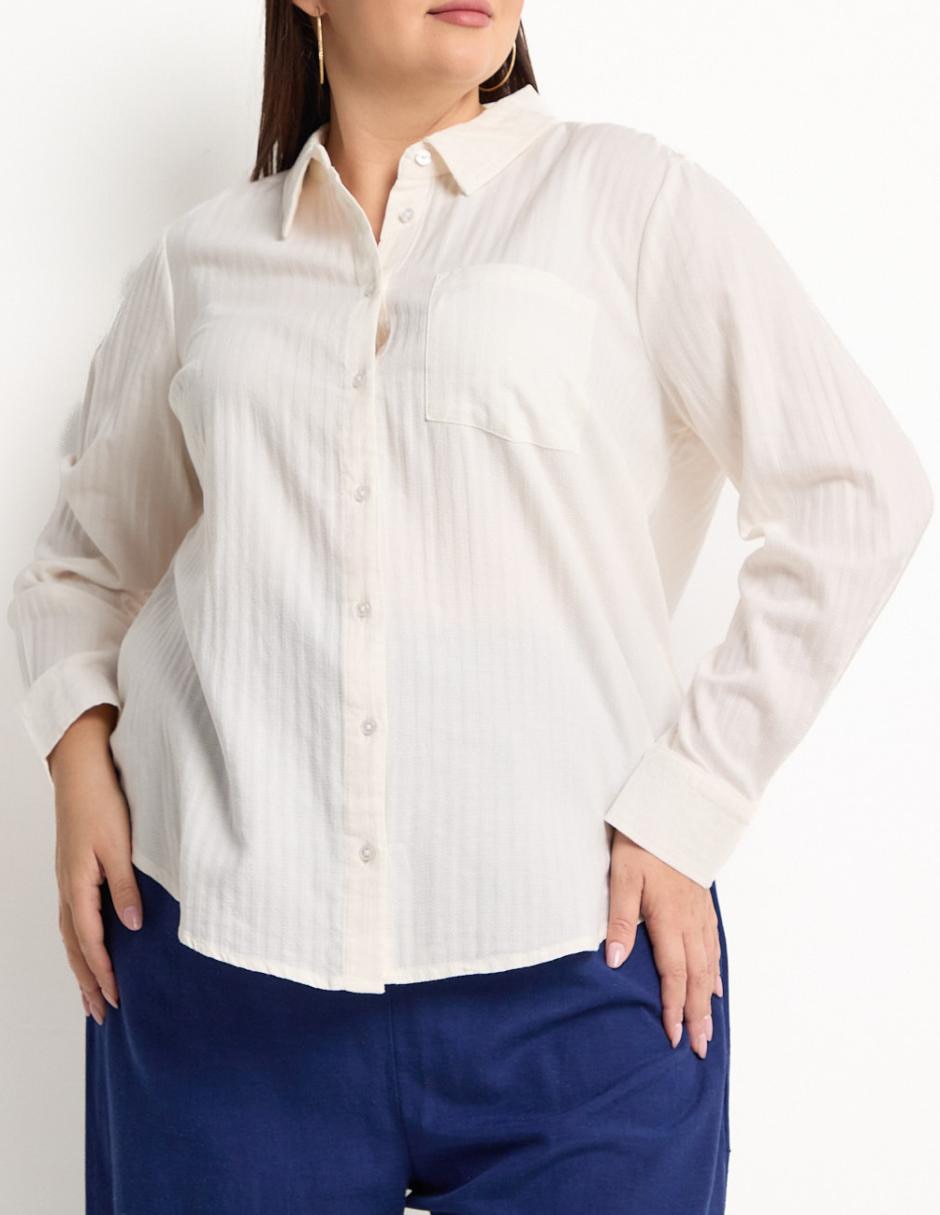Blusa manga larga para mujer 4