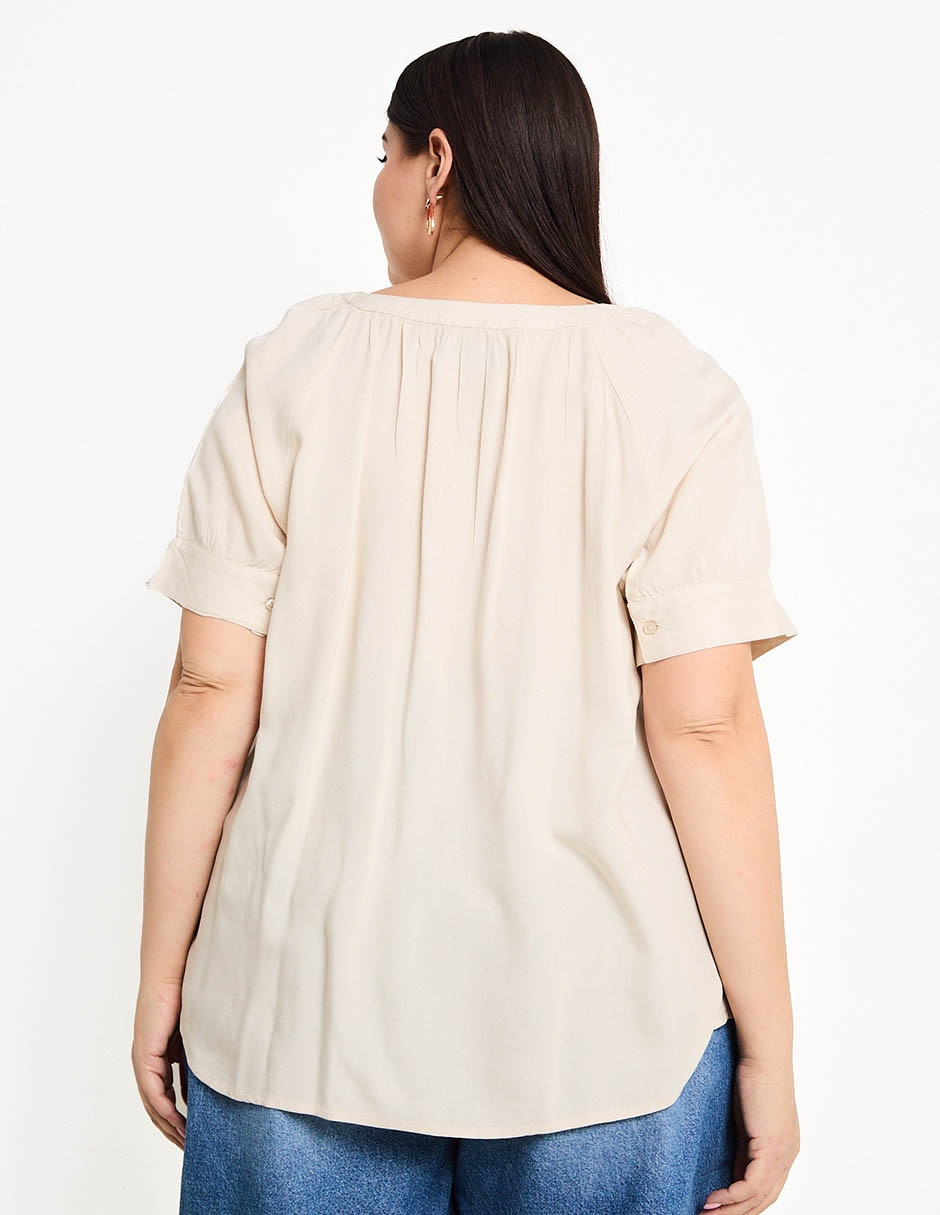 Blusa manga corta para mujer 2