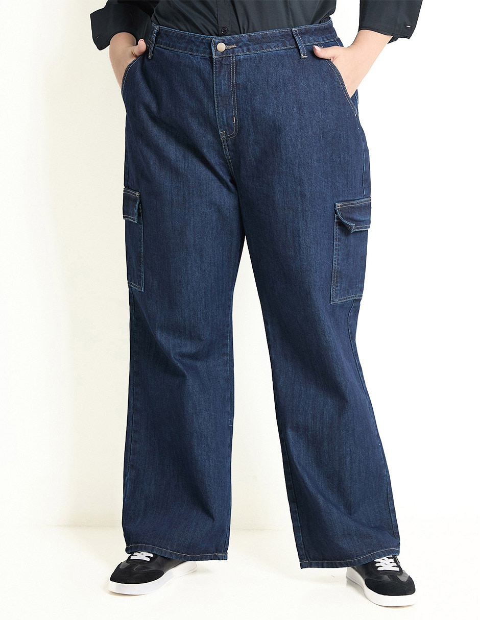 Jeans relaxed straight para mujer Jeans relaxed straight para mujer