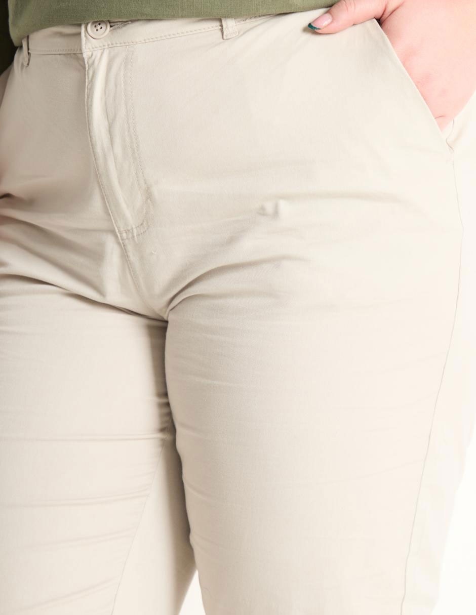 Pantalón capri regular para mujer 4