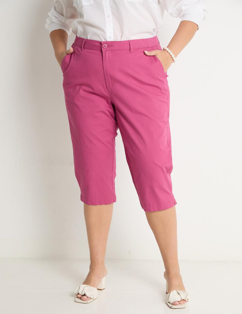 Pantalón capri regular para mujer Pantalón capri regular para mujer