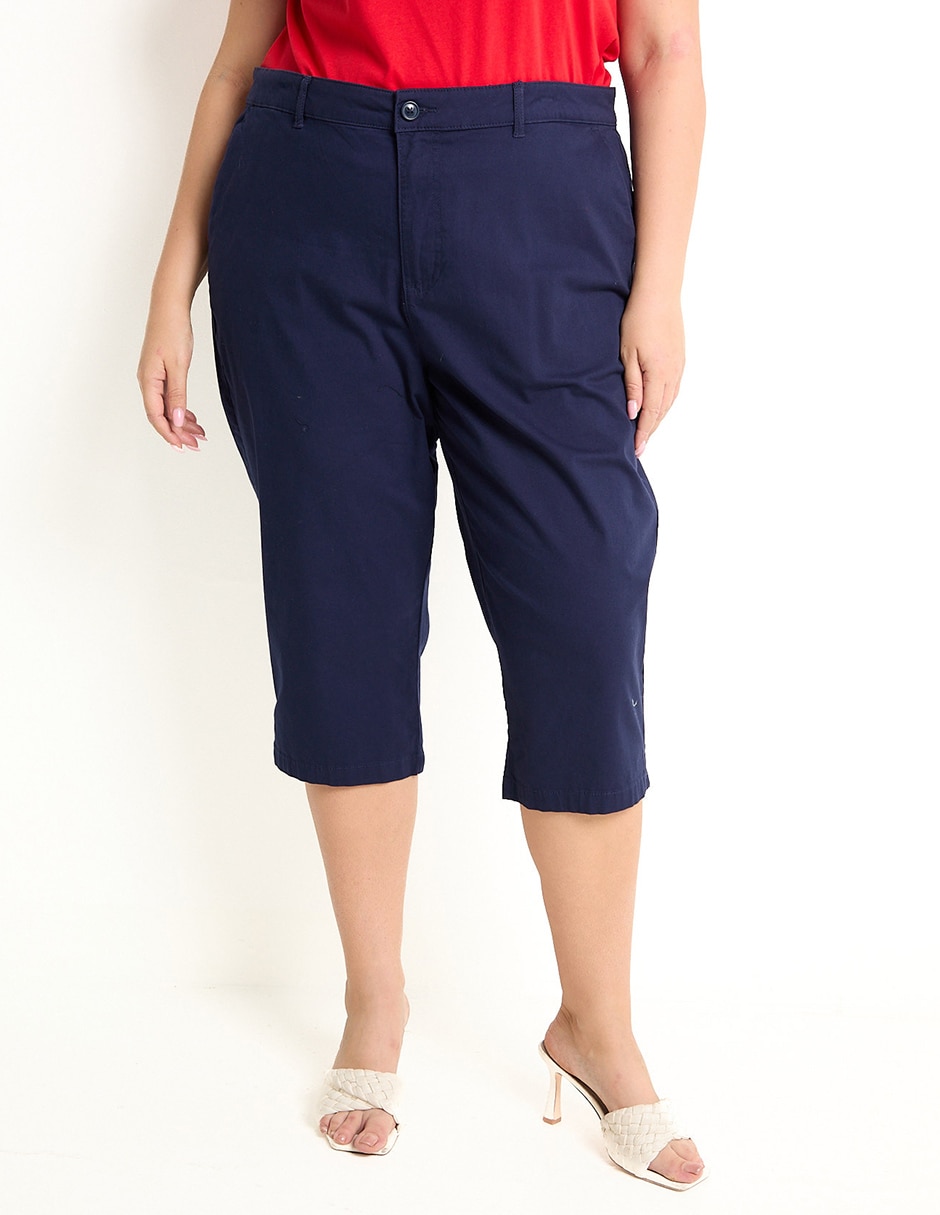 Pantalón capri regular para mujer Pantalón capri regular para mujer