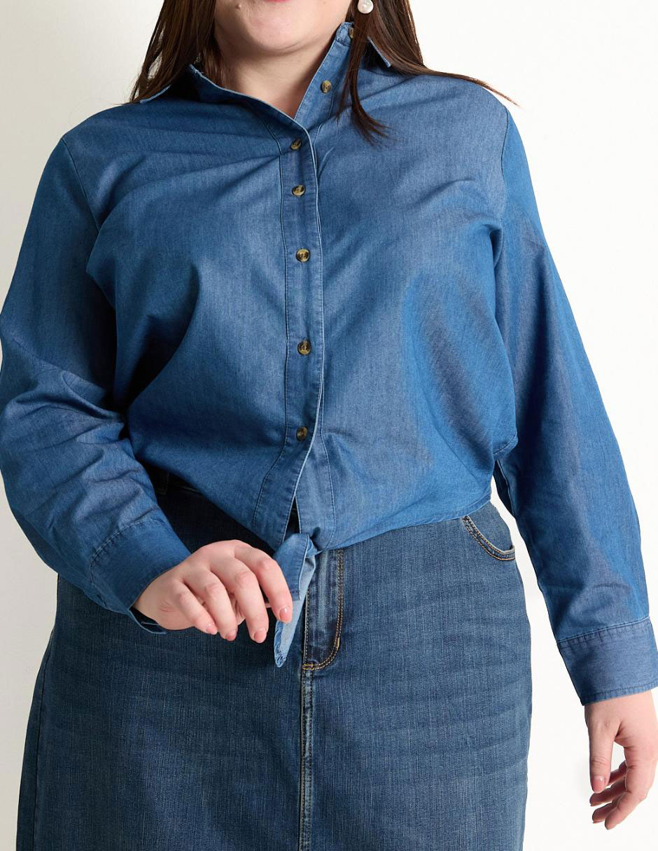Blusa manga larga para mujer 4