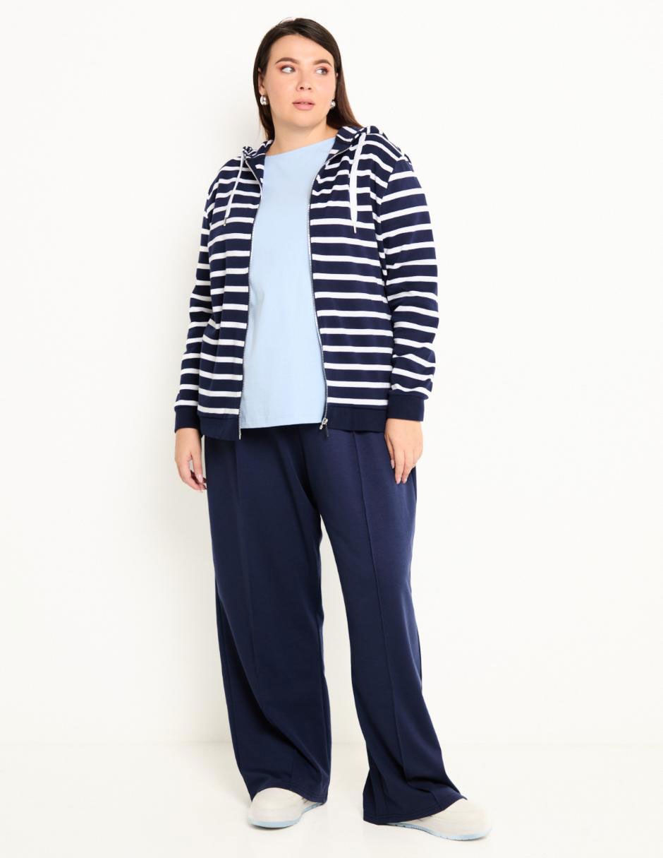 Pants amplio con elástico para mujer 3