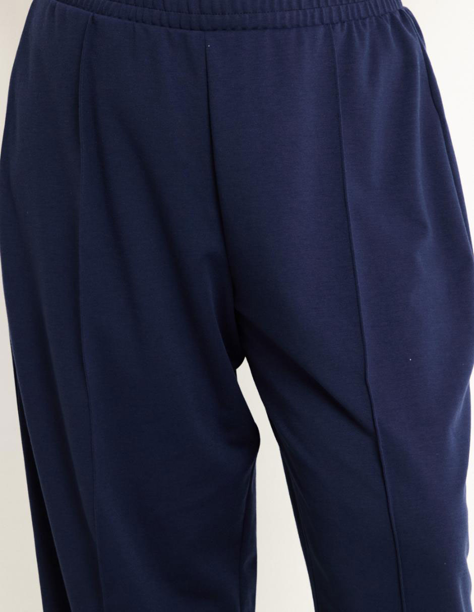 Pants amplio con elástico para mujer 4
