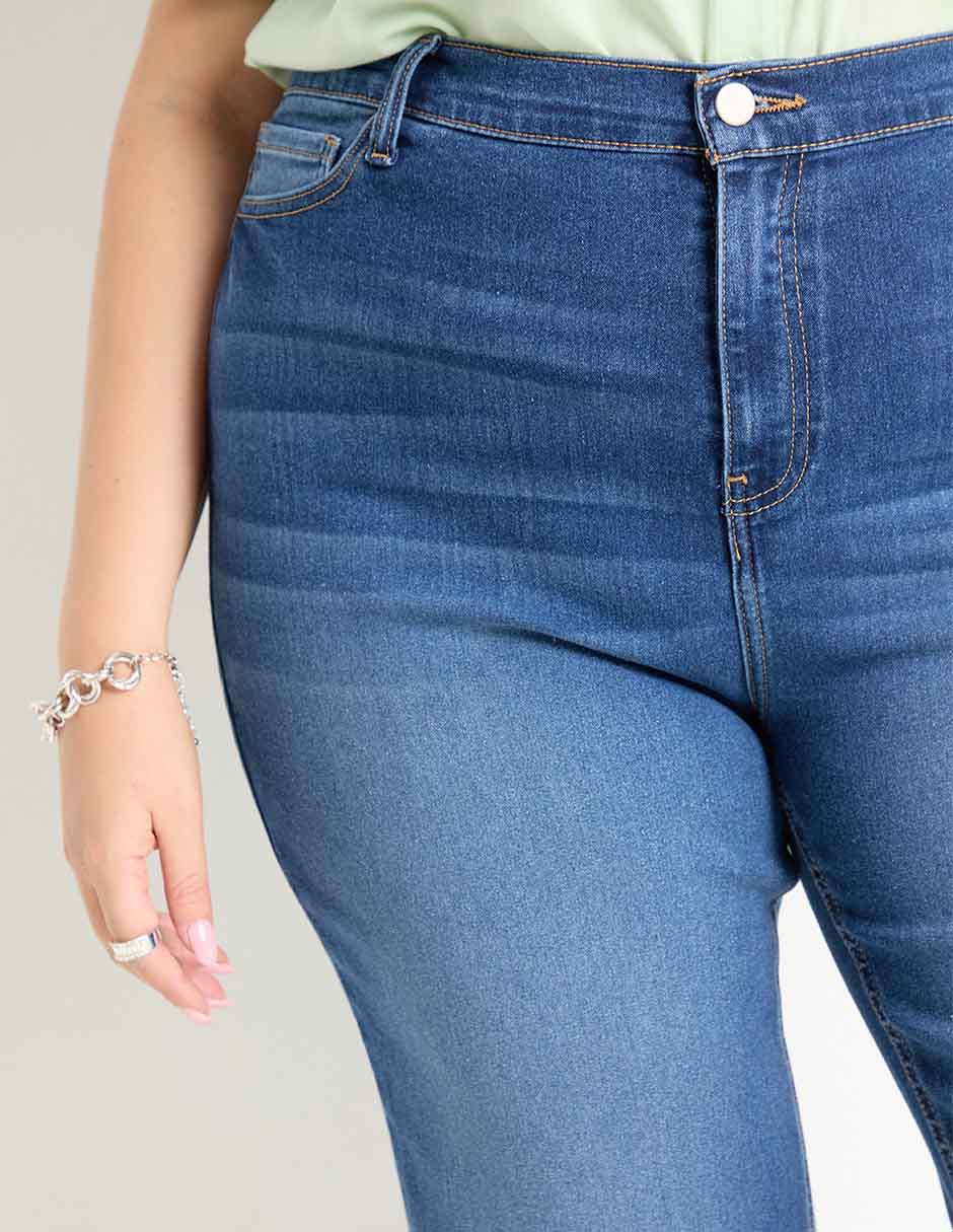 Pantalón capri acampanado para mujer 4