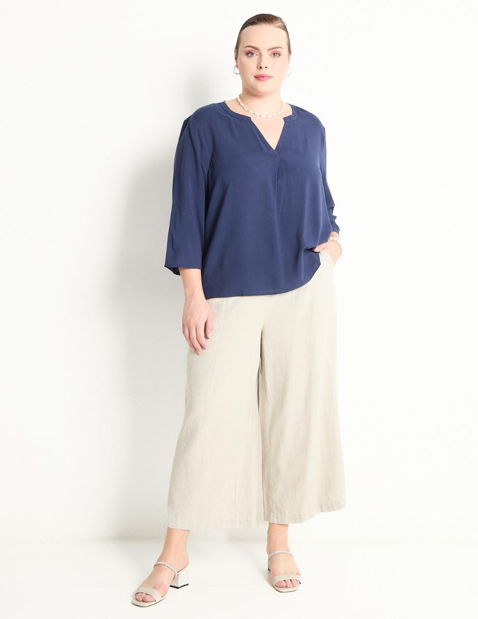 BLUSA COMX25012-06 CO, 44, AZUL MARINO