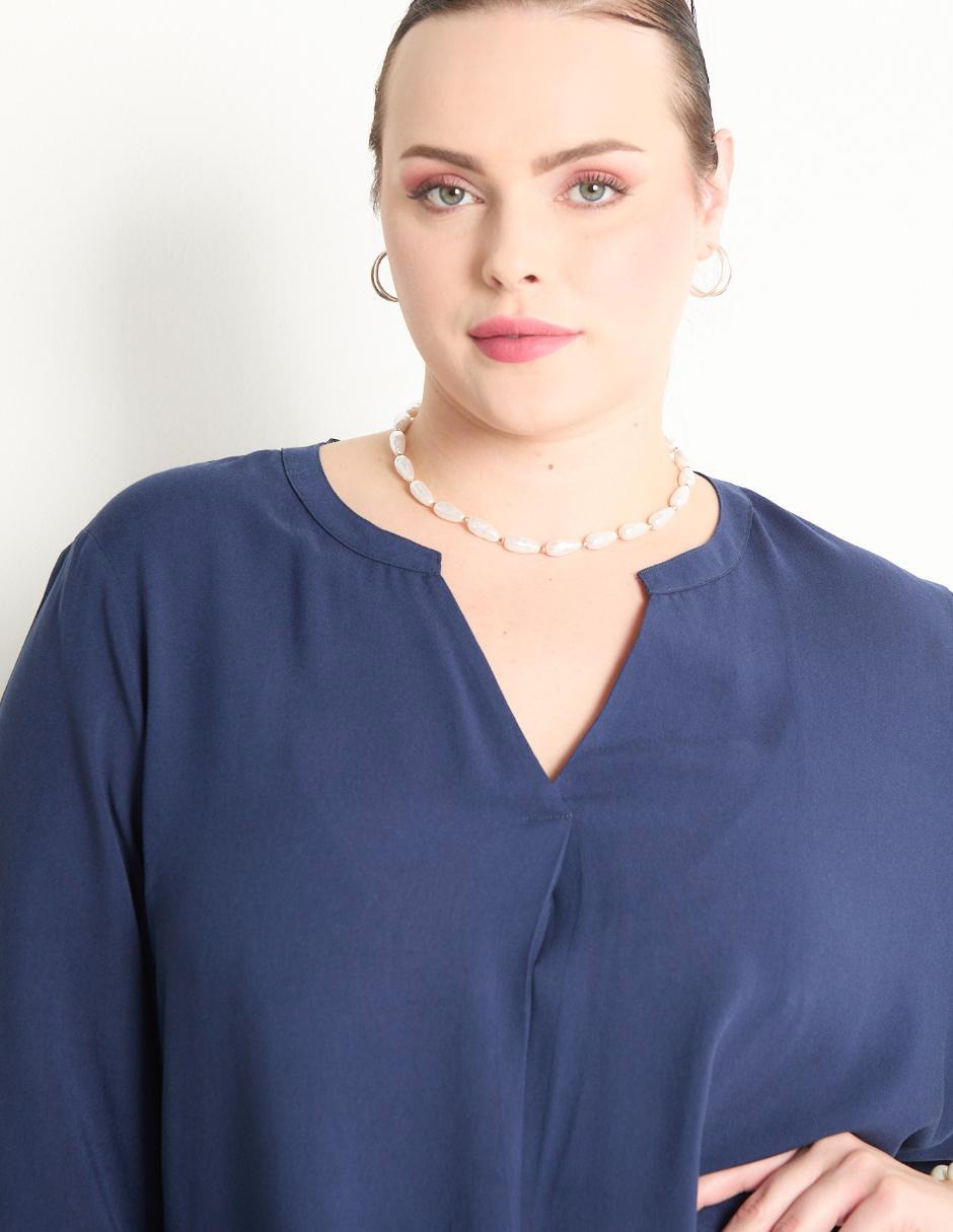 BLUSA COMX25012-06 CO, 44, AZUL MARINO
