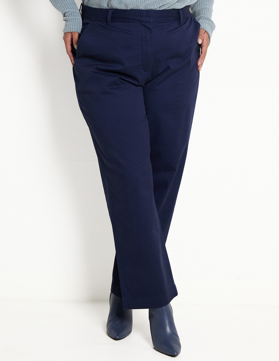 Pantalón Weekend Plus straight para mujer Suburbia