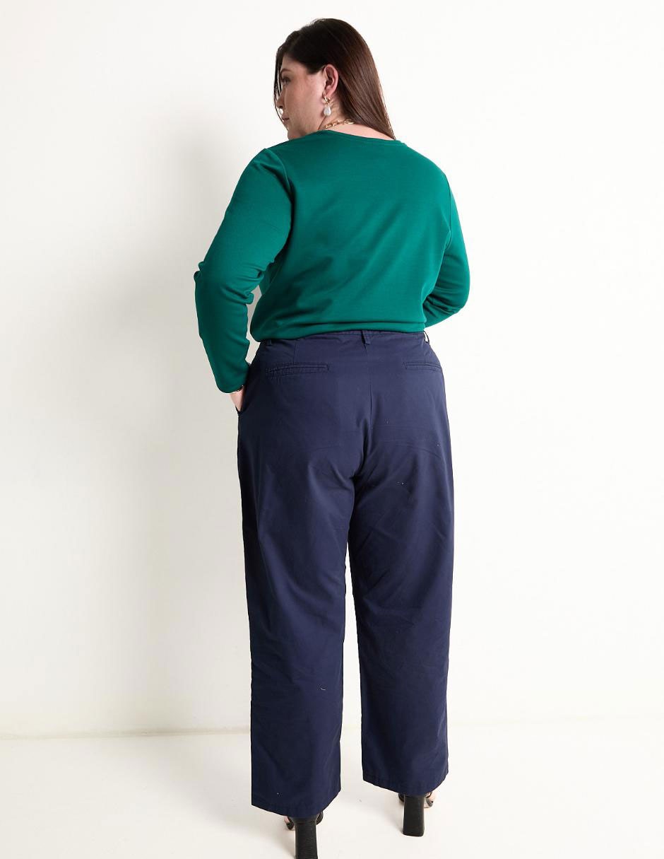 PANTALON WEEKEND PLUS, 42, AZUL MARINO