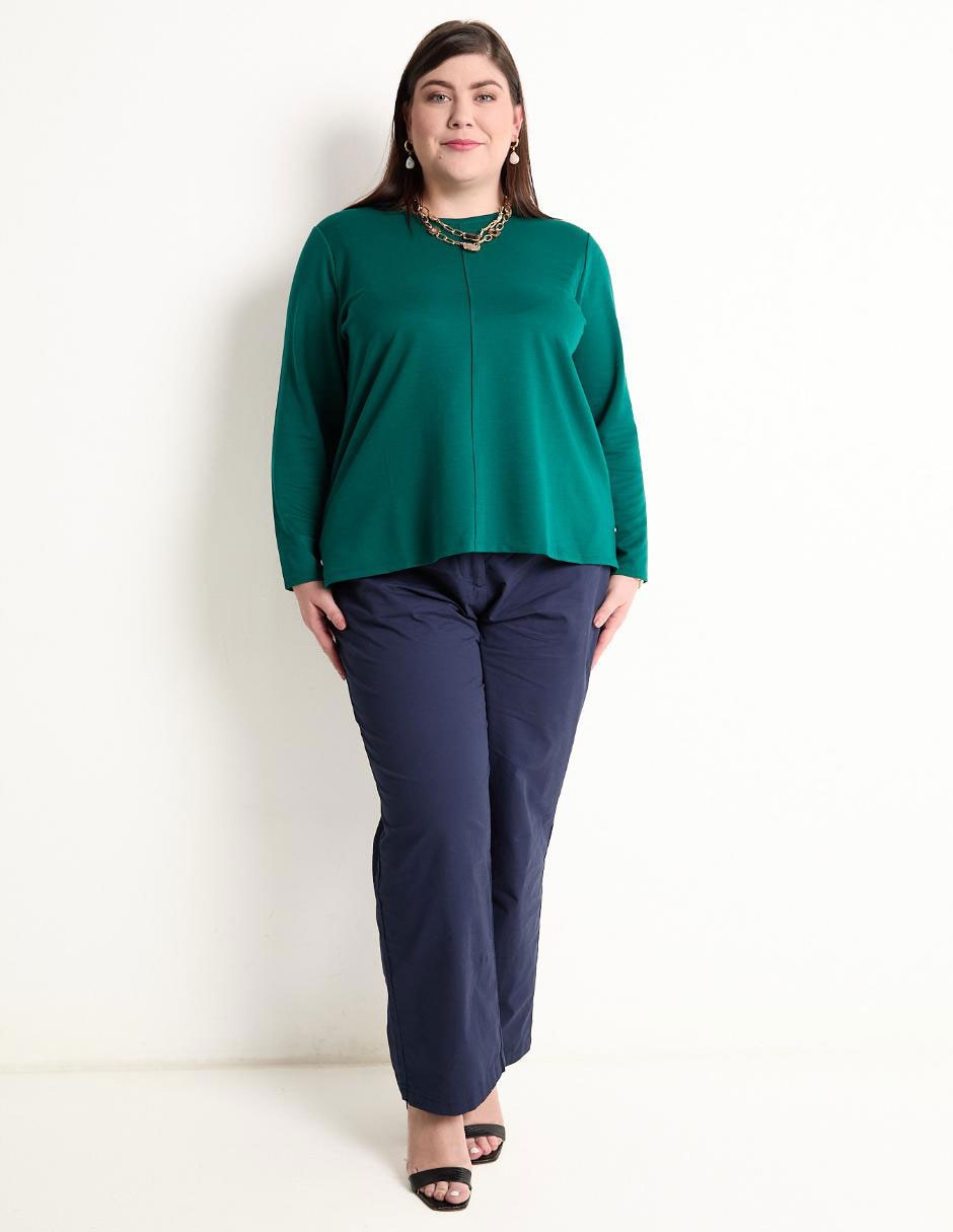 PANTALON WEEKEND PLUS, 42, AZUL MARINO