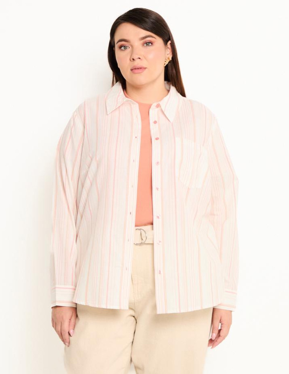 Blusa manga larga para mujer