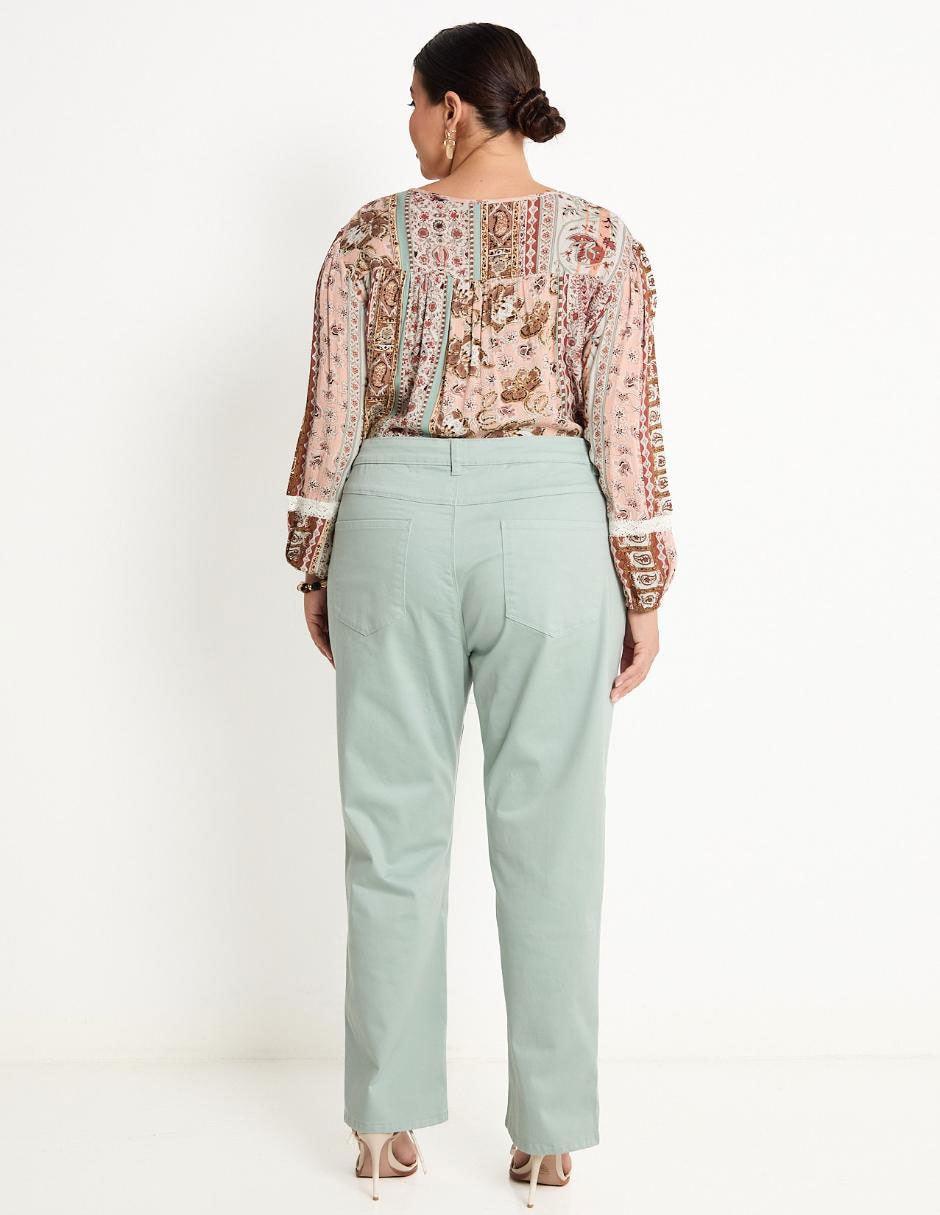 Pantalón straight para mujer 2