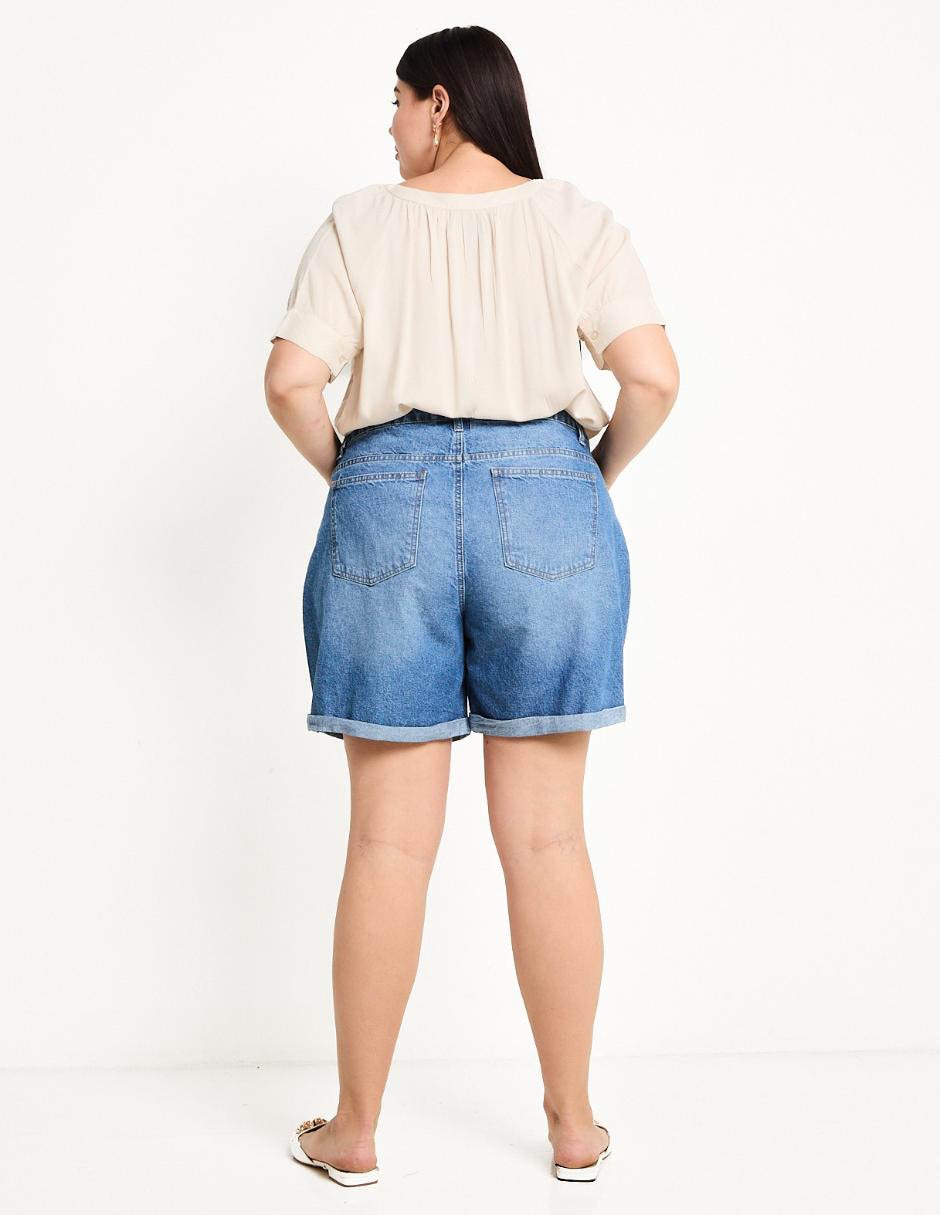BERMUDA WEEKEN, 40, ÍNDIGO DENIM MEDIO