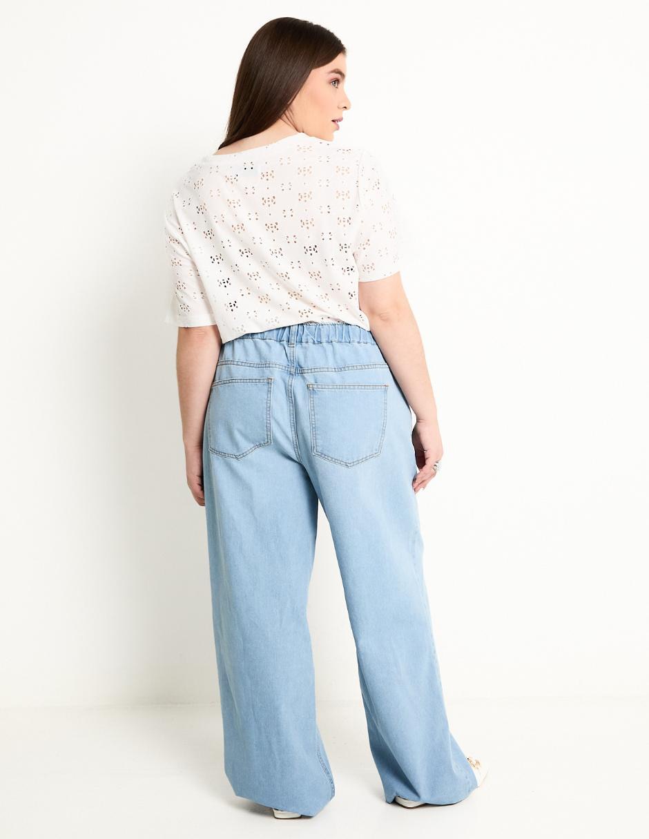 Jeans wide leg para mujer 2