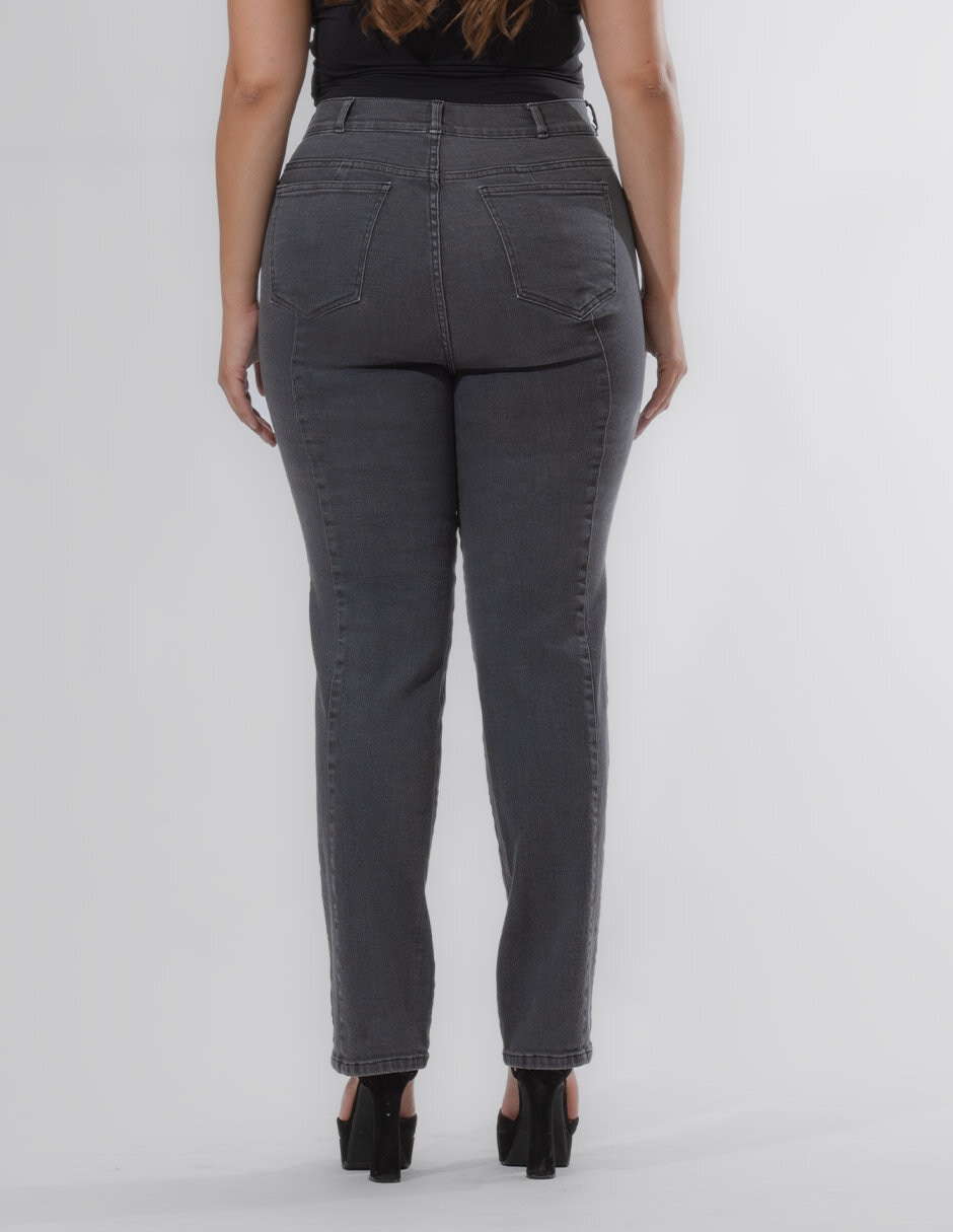 Jeans straight para mujer 2