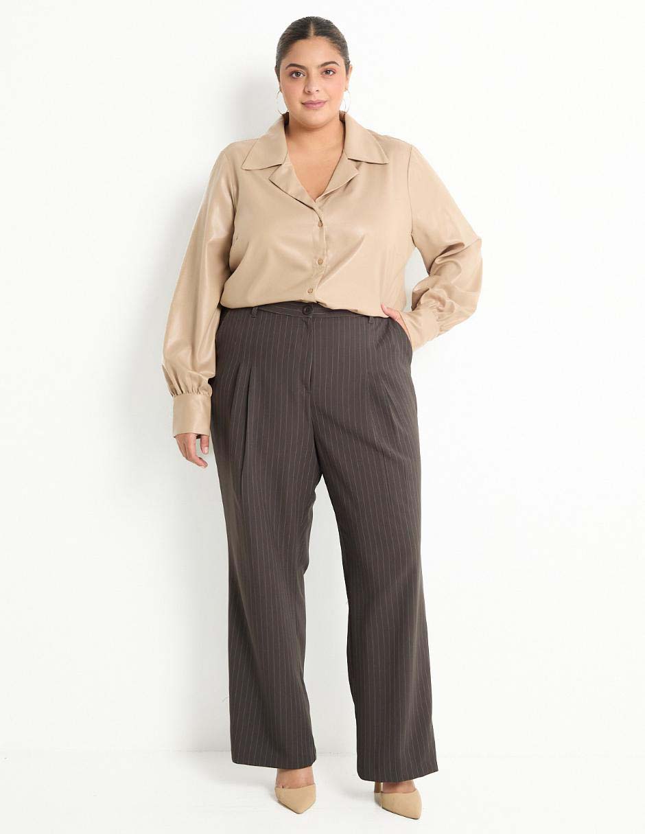 Pantalón relaxed amplio para mujer 3