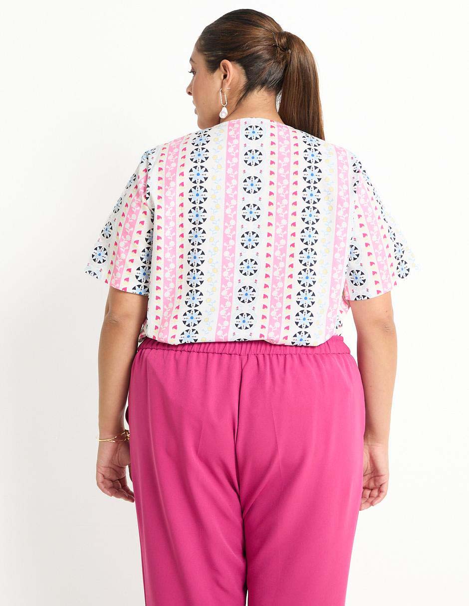 Blusa manga corta para mujer 2