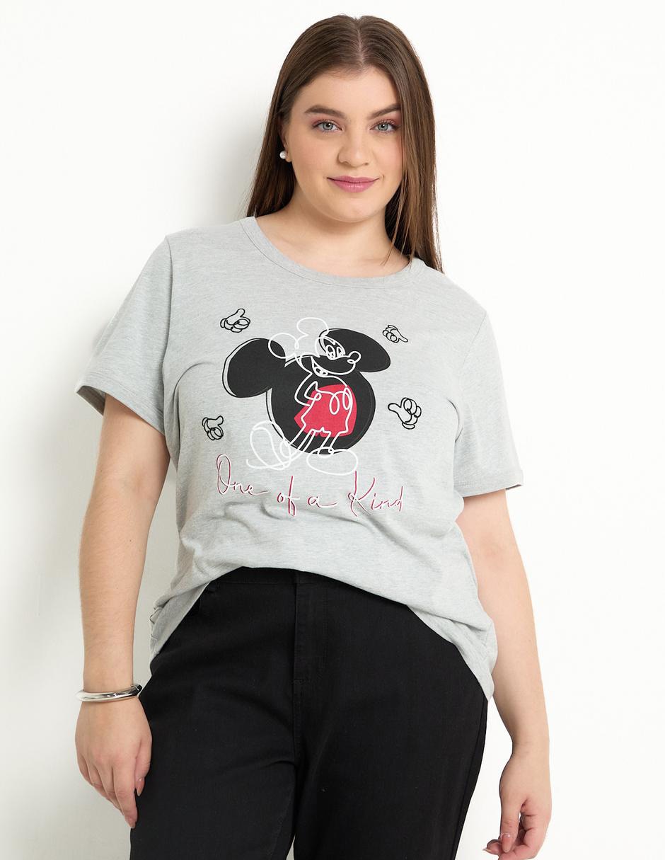 Disney Camisa Mujer Mickey Mouse Playera Bluson De Mickey Mouse