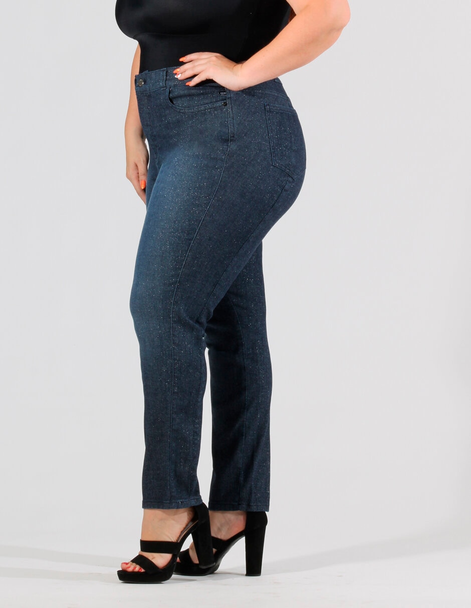 Jeans slim ! corte cintura alta para mujer 4
