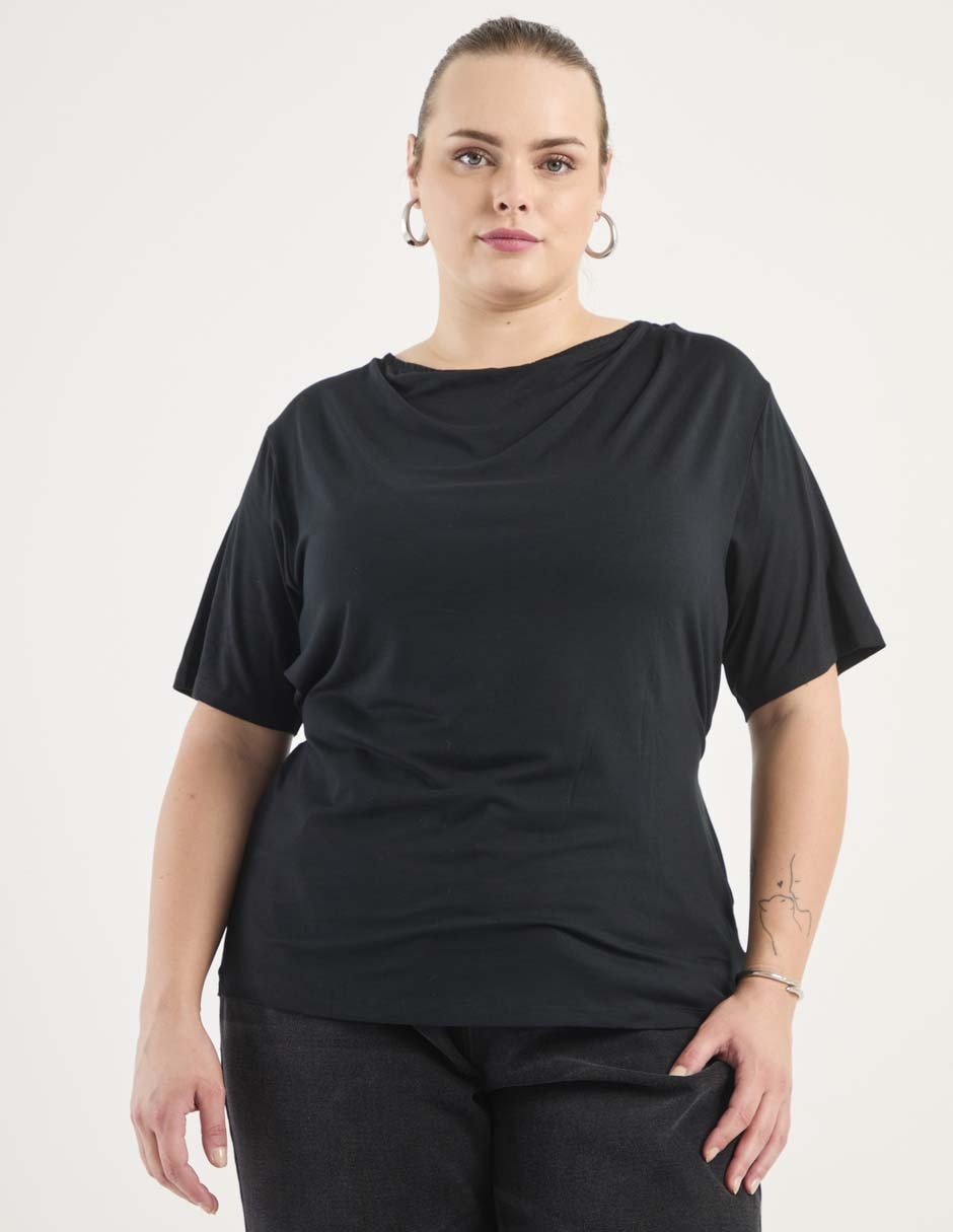 Blusa manga corta para mujer