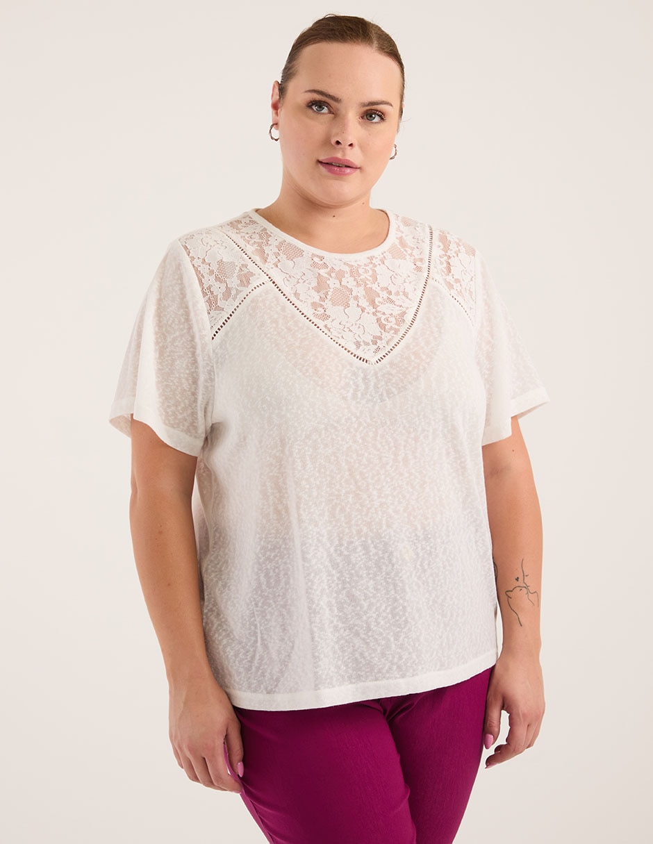 Blusa manga corta para mujer Blusa manga corta para mujer