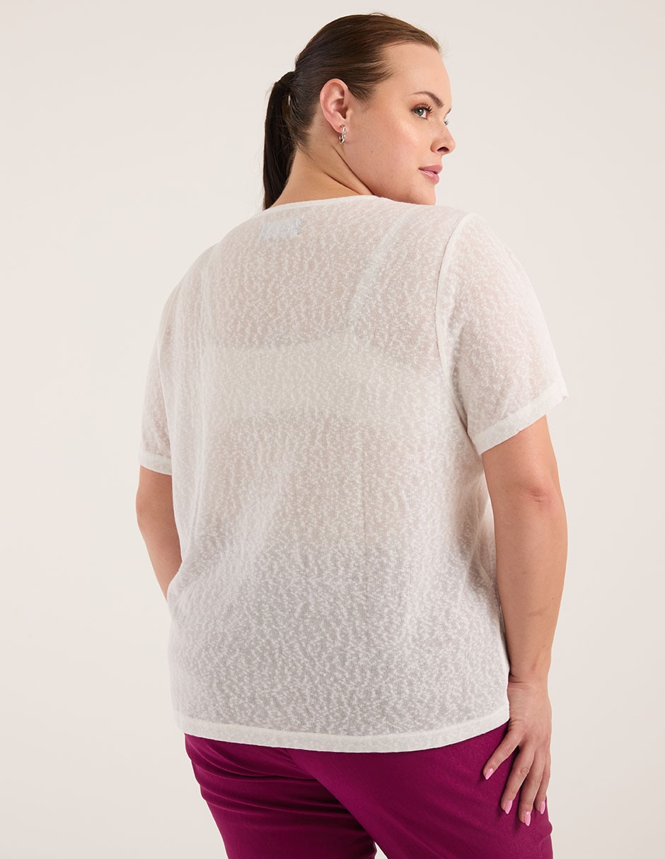 Blusa manga corta para mujer 2