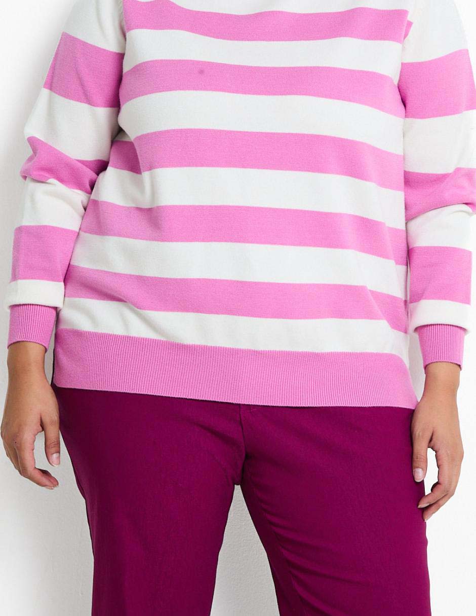 Suéter cuello redondo para mujer 5