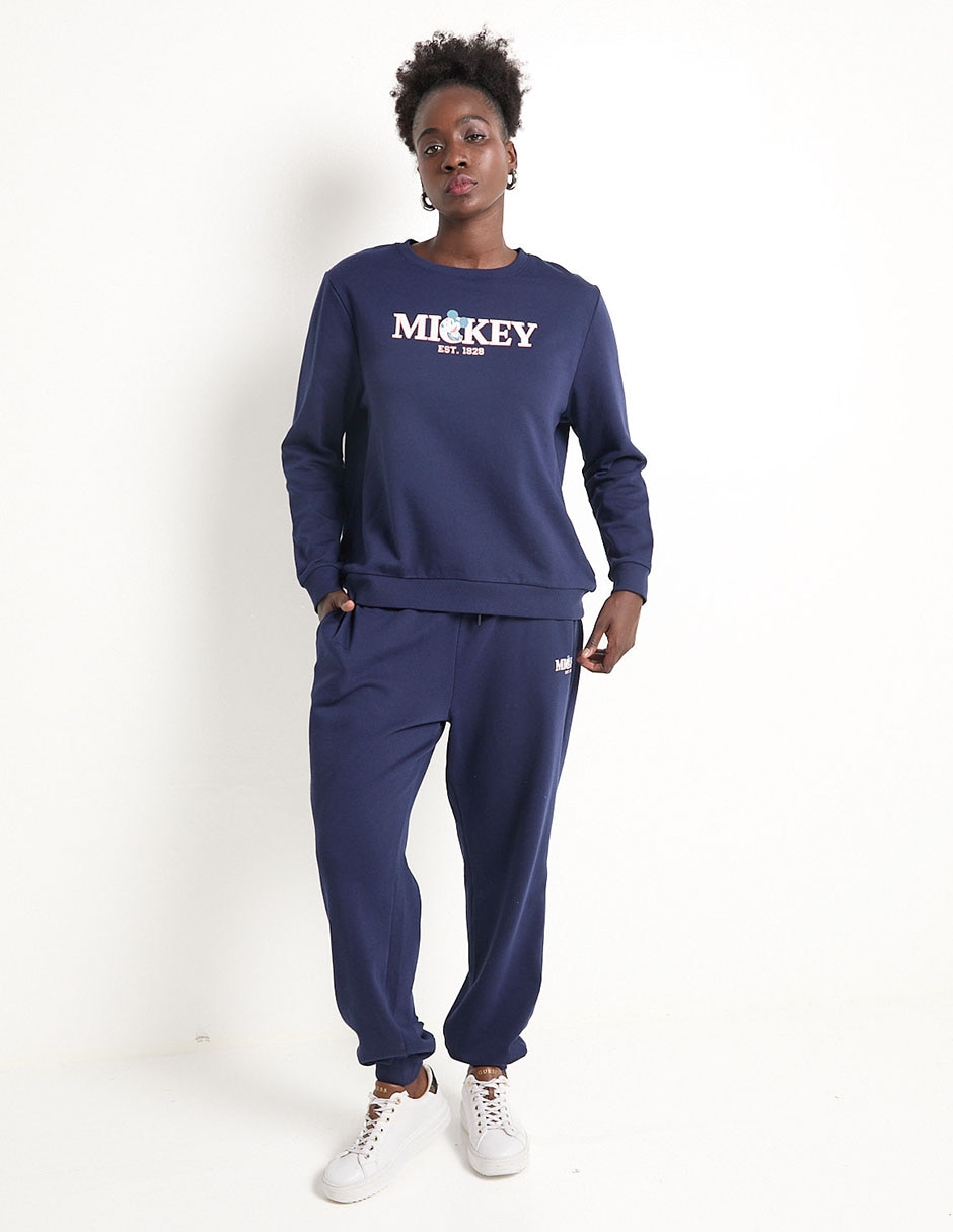 Pants Mickey Conjunto Mickey Mujer Adidas Conjunto De Sudadera Y