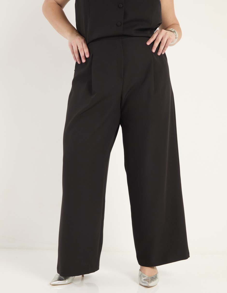 Pantalón relaxed amplio para mujer