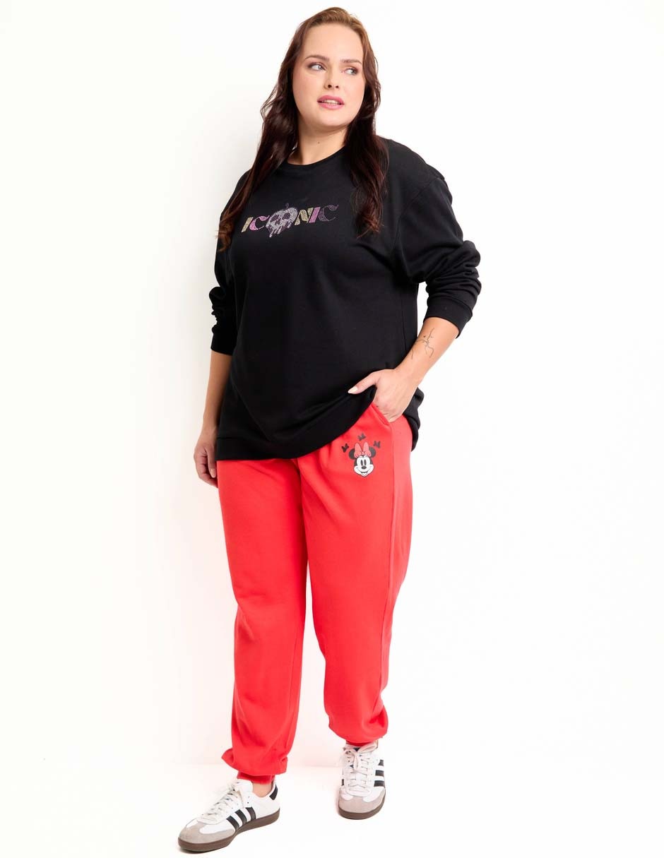 Pants straight con jareta para mujer 3